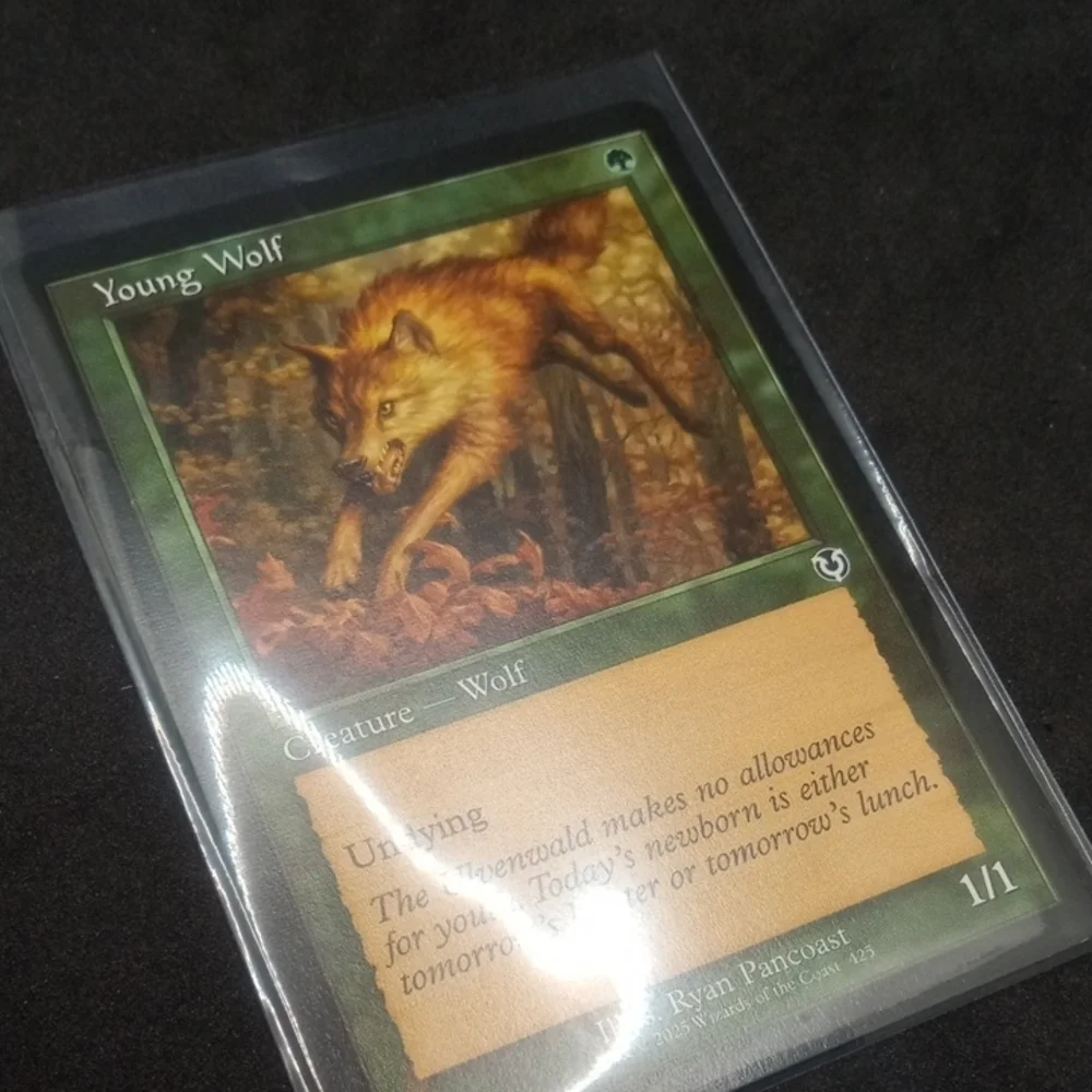 Magic: The Gathering 2 Young Wolf Cards